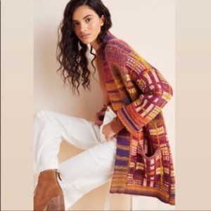 NWT Anthro Tavia Longline Cardigan XS